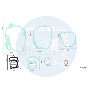TITAN2000 Motorcycle asbestos full gasket